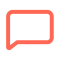 Icon illustration of a speech bubble