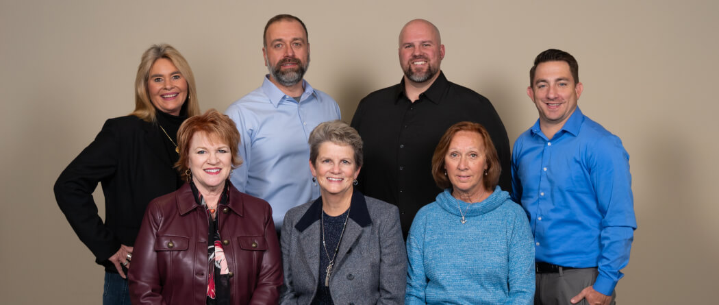 A group photo of the lending team 